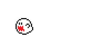 Ghost Mario pixel